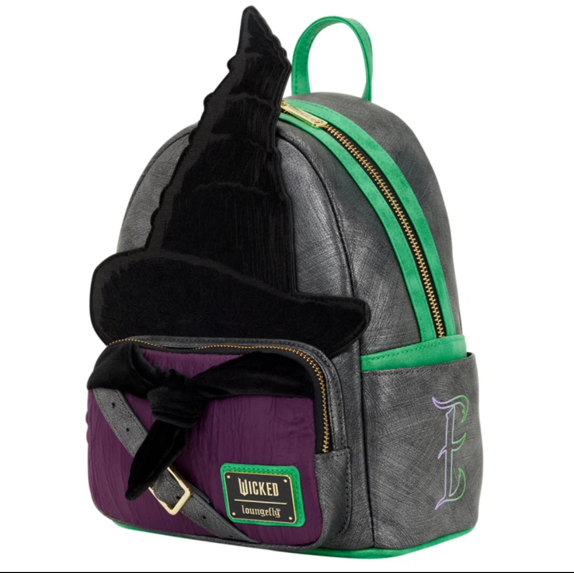 Loungefly Wicked Exclusive Elphaba Cosplay Mini Backpack Witch Bag